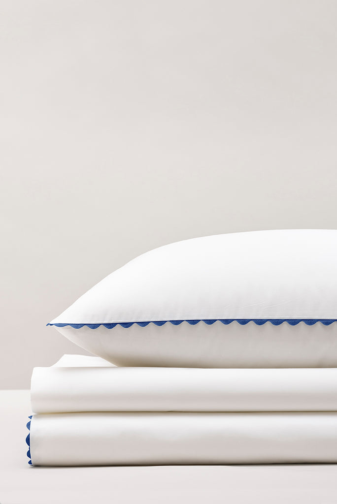 Parure de lit percale enfant Bleu matelot